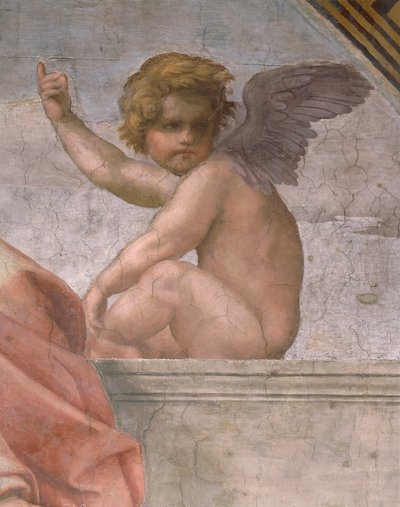 信仰、枢機卿と神学的美徳と法律の詳細を描いたプット 作： Raphael (1483 1520)