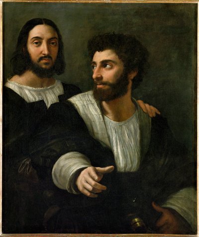 ラファエルとフェンシングの師匠... 作： Raphael (1483-1520)
