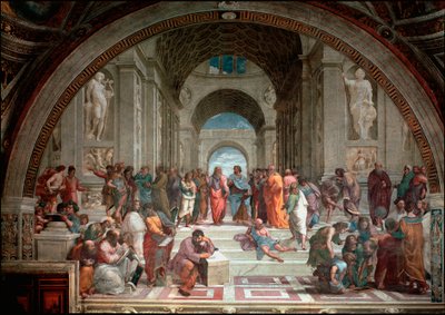 アテネ校 作： Raphael (1483 1520)