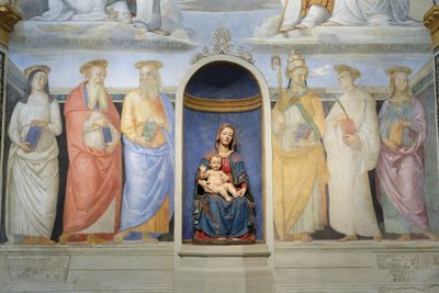 トリニティ、ベネディクト、カマルドレシの聖人たち 作： Raphael (1483-1520)