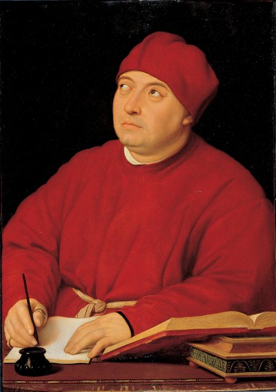 portrait of Cardinal Tommaso Inghirami (oil on wood)   1438716   ja       japanese Successfully Translated  Original: Designs executed for Jones and Willis, metal and wood-workers and church furniture manufacturers of Birmingham and London Translat: Design 作： Raphael (1483 1520) (& studio)