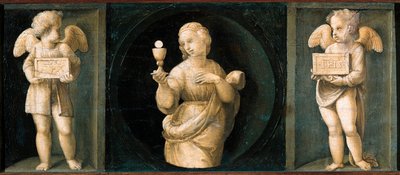 バリオーニ祭壇画より「信仰」、プレデッラ 作： Raphael (1483 1520)