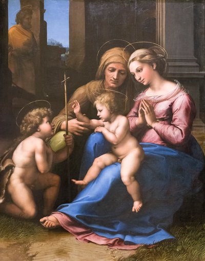 聖なる愛の聖母 作： Raphael (1483 1520)