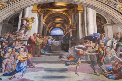 寺院からのヘリオドロスの追放、ヘリオドロスの部屋 作： Raphael (1483 1520)