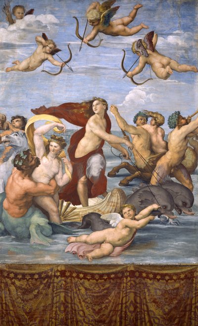 ガラテアの凱旋」1511年頃（フレスコ画 作： Raphael