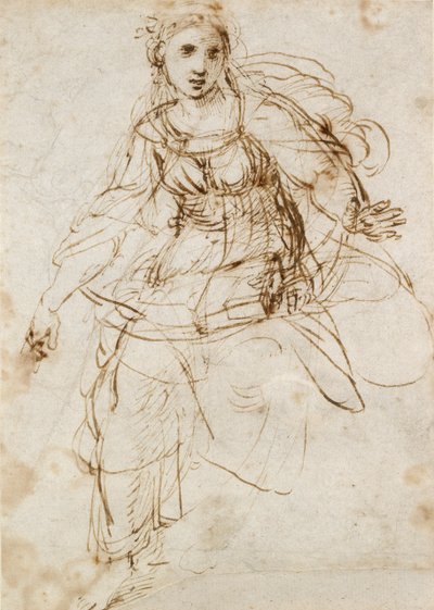 神学の寓意図、16世紀初頭 作： Raphael
