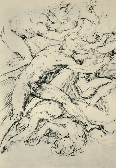 戦闘シーン、16世紀初頭、1943年。 作： Raffaello Sanzio Raphael