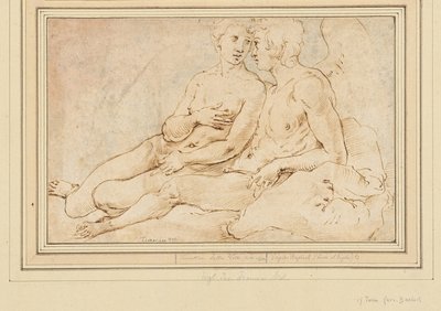 キューピッドとプシュケ、1540 年頃。 作： Raphael