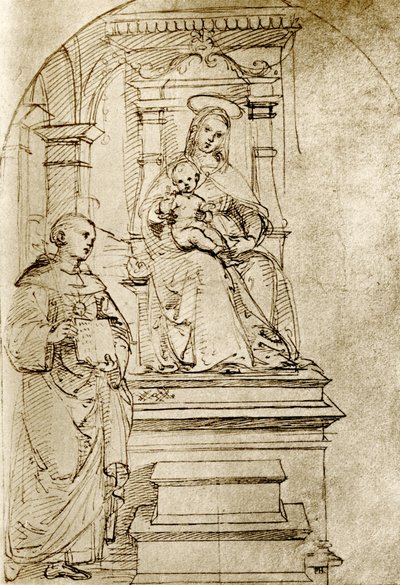 即位マドンナ 作： Raffaello Sanzio Raphael
