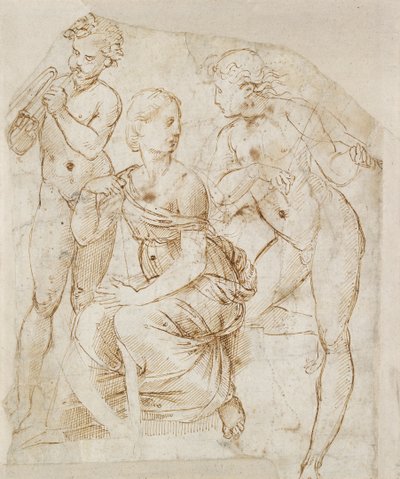ミュージシャンのグループ、16世紀初頭 作： Raphael