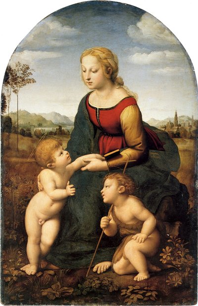 聖母子と洗礼者ヨハネ

別のタイトル  美しい庭 作： Raphael