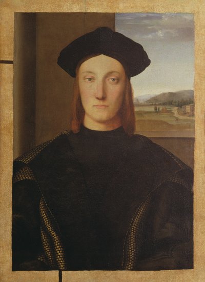 グイドバルドダモンテフェルトロの肖像 作： Raffaello Sanzio Raphael