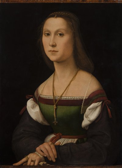 ラムタの若い女性の肖像、1507年頃。 作： Raphael