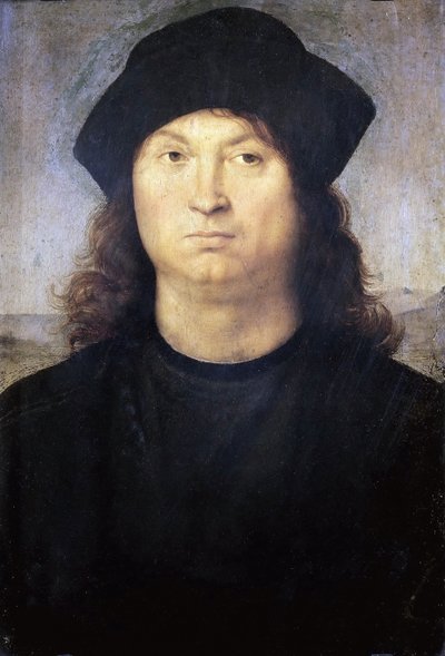 男の肖像、1502年頃 作： Raphael