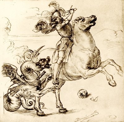 剣と聖ジョージ 作： Raffaello Sanzio Raphael