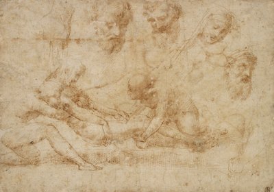 寄託の研究、16世紀初頭 作： Raphael