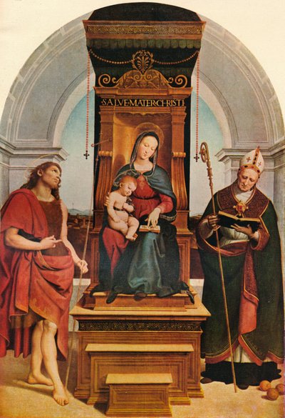 アンディディマドンナ、1505年、1911年 作： Raffaello Sanzio Raphael