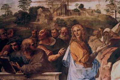 聖餐の論争、詳細、1508-1509 作： Raffaello Sanzio Raphael
