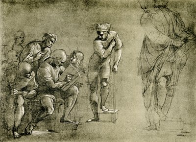 アテネ学校のピタゴラスグループ 作： Raffaello Sanzio Raphael