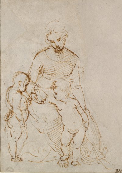 聖ヨハネと聖母子、16世紀初頭 作： Raphael