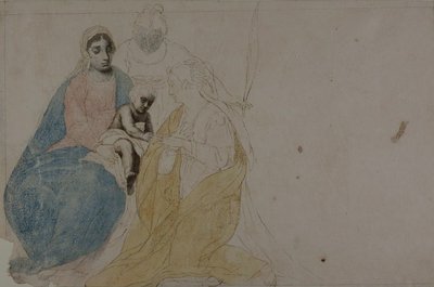 聖人と聖母子 作： Raphael