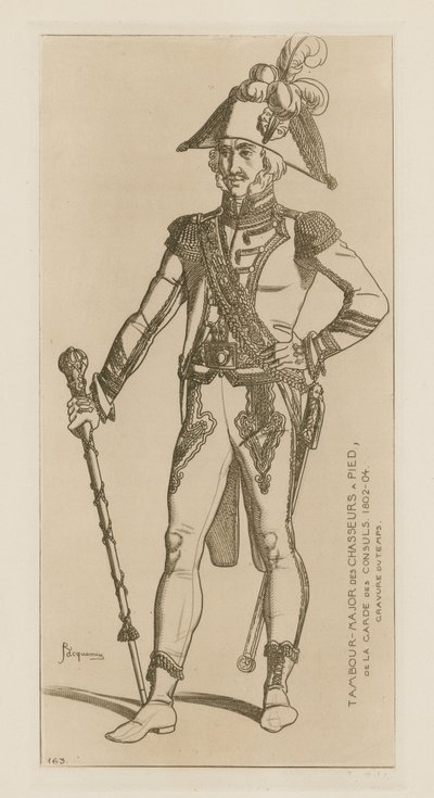 領事部の警備隊のパイド、1802-04 作： Raphael Jacquemin