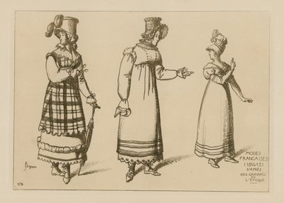 フランスのファッション（1814-15） 作： Raphael Jacquemin