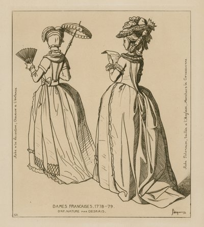 フランスの女性、1778-79 作： Raphael Jacquemin