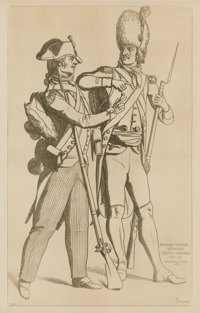 フランス共和国の歩兵 作： Raphael Jacquemin