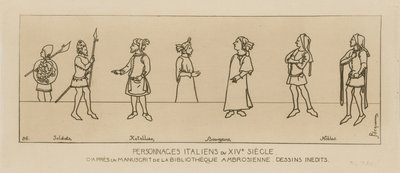 14世紀のイタリア文字 作： Raphael Jacquemin