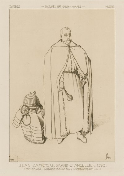 ヤンザモイスキー、大臣、1590年 作： Raphael Jacquemin