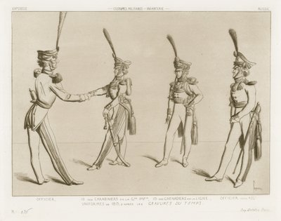 19世紀の軍事衣装-ロシアの歩兵 作： Raphael Jacquemin
