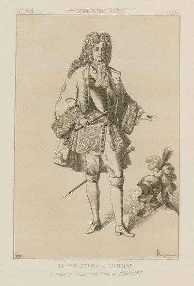 ニコラ・カティナ、フランス元帥（16371712） 作： Raphael Jacquemin