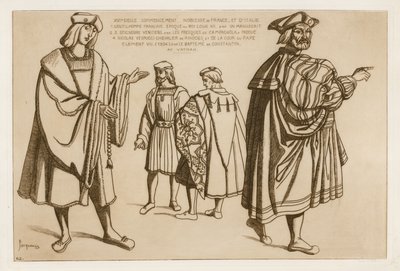 16世紀初頭のフランスとイタリアの貴族 作： Raphael Jacquemin