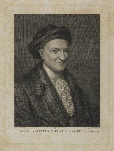 Johannes Vulpatus Caelator Eximus Ann.LXVII 作： Raphael Morghen