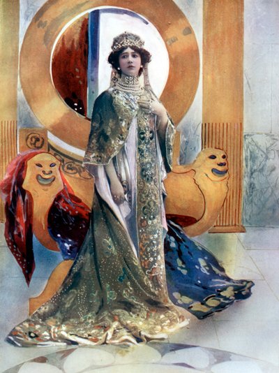 女帝のオテロ夫人、1902年頃。 作： Rautlinger