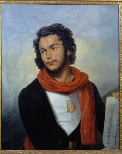 ミュージシャン フェリシアン ダヴィッド (1810-1876) の肖像 レイモン ボヌール (1796-1849) による絵画 19 世紀 サン ドニ、美術歴史博物館 作： Raymond Bonheur