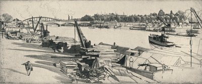 1915年のアンリ4世港 作： Raymond Ray Jones