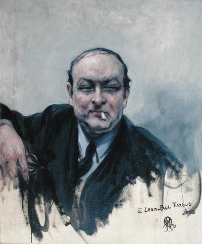Leon-Paul Fargue (1876-1947) 1932年 (キャンバスに油彩) 作： Raymond Woog