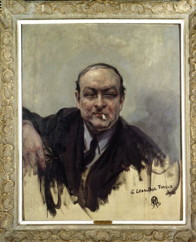 レオン・ポール・ファルグの肖像 作： Raymond Woog