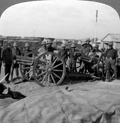 トルコ、パレスチナ、第一次世界大戦、1915年から1918年にかけて捕獲された銃と店。 作： Realistic Travels Publishers