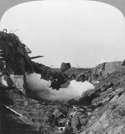 ドイツの大邸宅、クロワジル、フランス、第一次世界大戦、c1917-c1918の捕獲 作： Realistic Travels Publishers