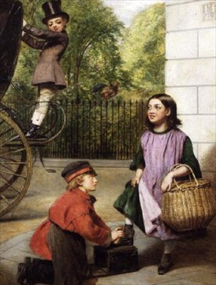 The Shoe Shiner 作： Rebecca Solomon