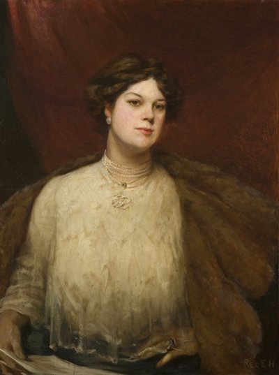 デイム・クララ・バット 1906年頃 （油彩・キャンバス 作： Reginald Edward Higgins