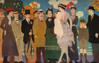 いくつかのキツネとブドウ、c1887-1924、1924 作： Reginald Edward Higgins