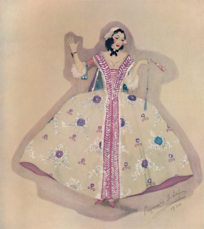 「コスチュームデザイン」、1926年、1927年 作： Reginald Leefe