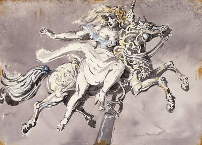 カルーセル 作： レジナルド・マーシュ