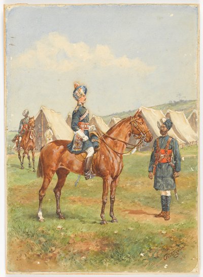 第12騎兵隊、1910年頃 作： Reginald Wymer