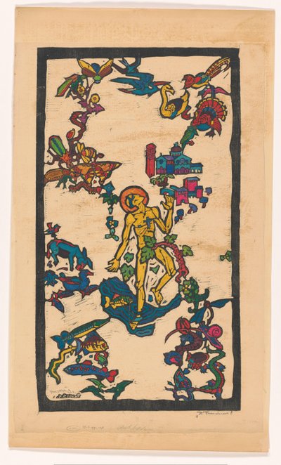 St. Franciscus (オブジェクトの元のタイトル) 作： Reijer Stolk (signed by artist)