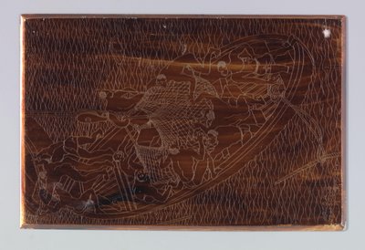 アクラで荷物を満載したネットを持ったプロアのフィギュア 作： Reijer Stolk